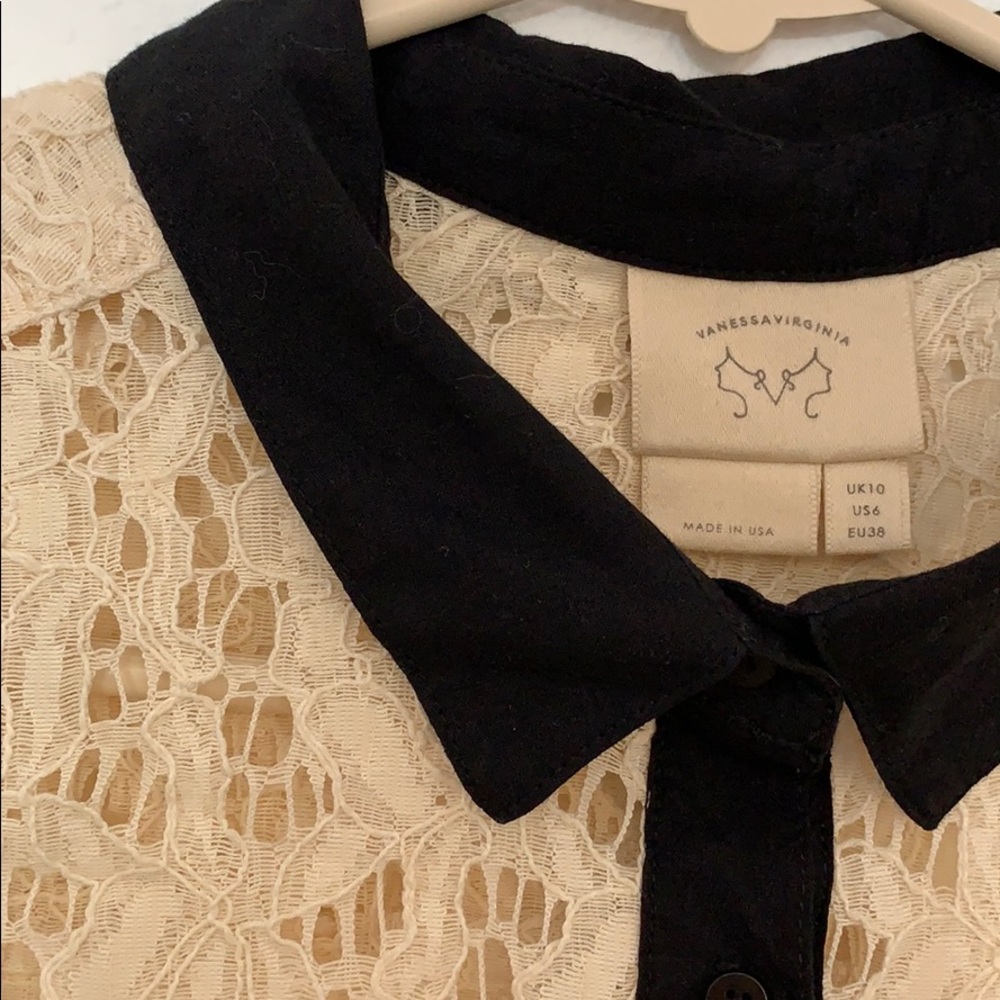 Lace button up - Picture 2 of 4